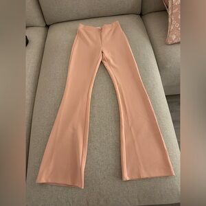 Mango Blush/Pink Flared Leggings Size XS